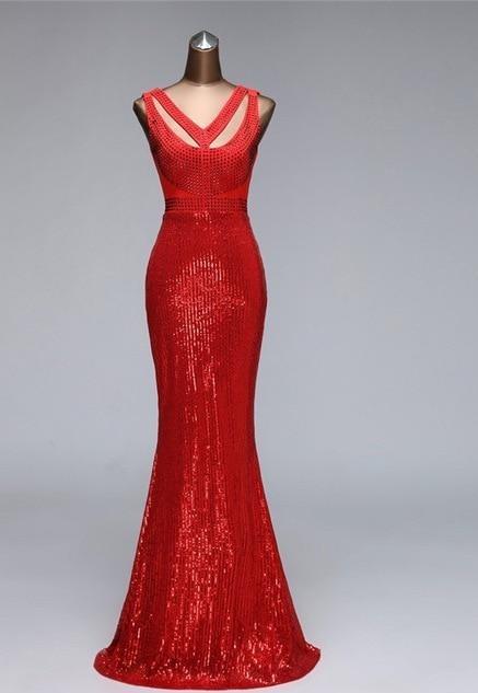Aubree Mermaid Evening Maxi Dress Dress
