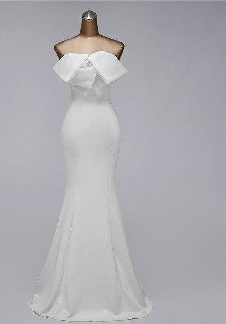 Lauren Front Bow Elegant Maxi Dress color as photo / 14 -- Lable size XL / Floor Length Dress
