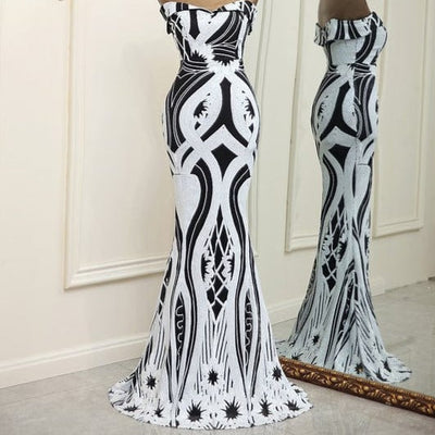 Sona Sequins Patterned Maxi Dress color as photos 3 / 12 -- Label size XL Dress