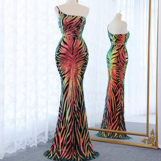 Bellami One Shoulder Maxi Dress color as photos / US14-- Label size XL / Floor Length Dress