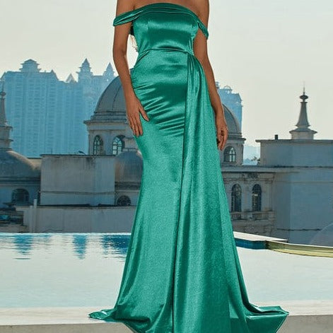 Cíntia Satin Dress Green / S Dress