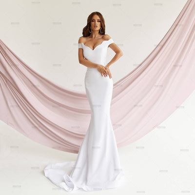 Mila White Elegant Maxi Dress Dress