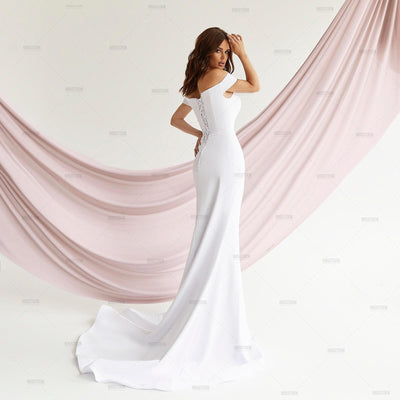 Mila White Elegant Maxi Dress Dress