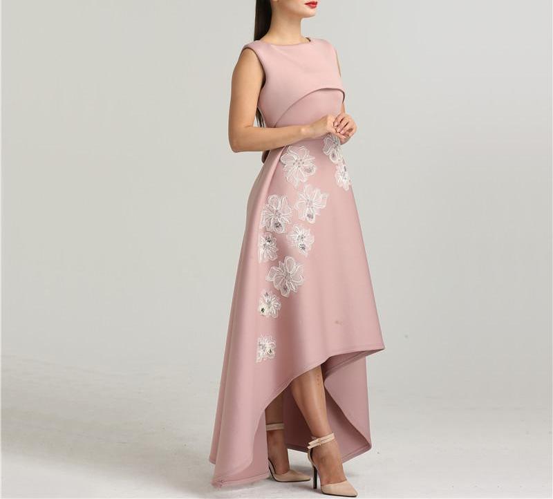 Misstook Label Crystal Pink Evening Dress Dress