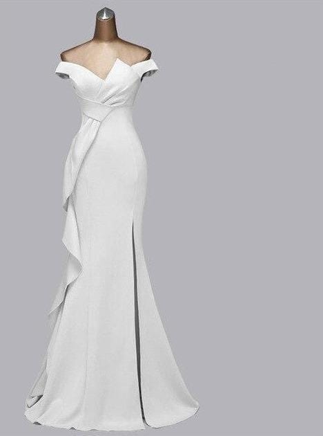 Odella Off Shoulder Ruffle Maxi Dress Dress