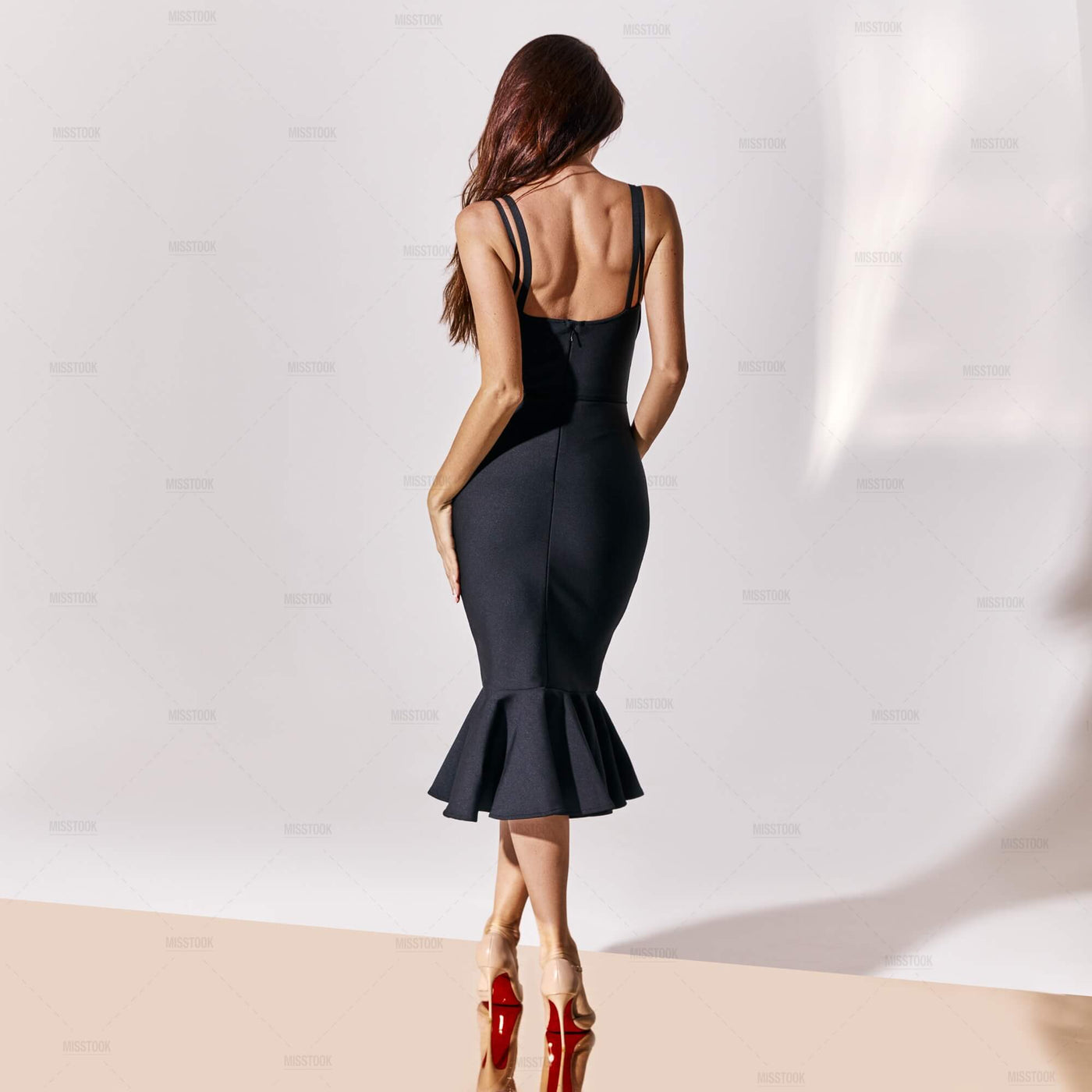 Oriana Spaghetti Strap Midi Dress Dress