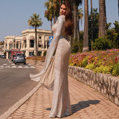 Safiya Long Sleeve Maxi Dress Dress
