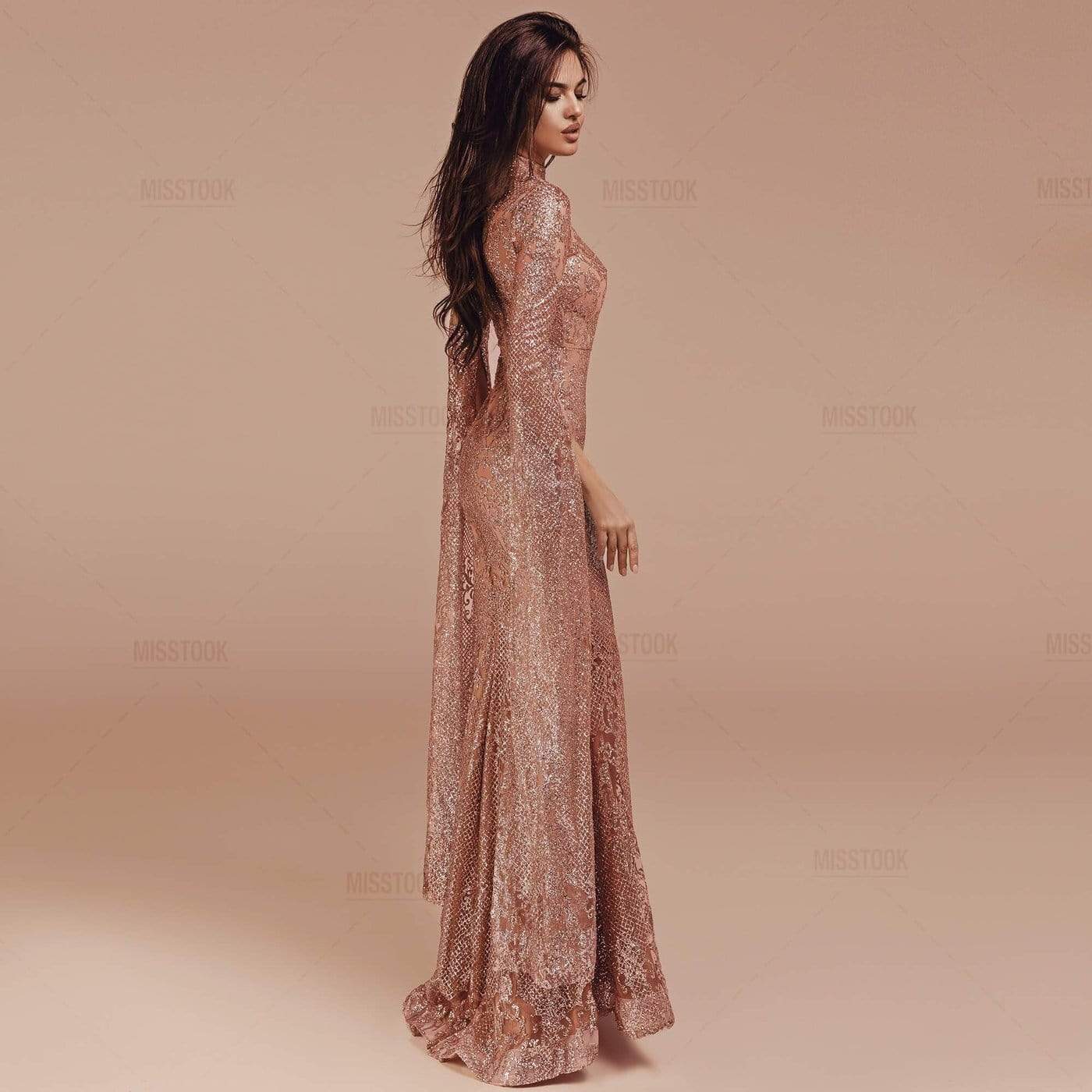 Safiya Silver Glitter Maxi Dress Dress