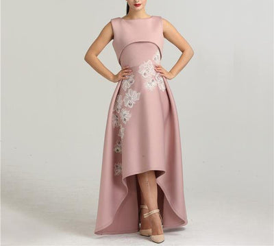 Misstook Label Crystal Pink Evening Dress same as photo / 4 Dress